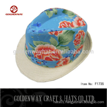 New Arrival Paper Fedora hat for Women